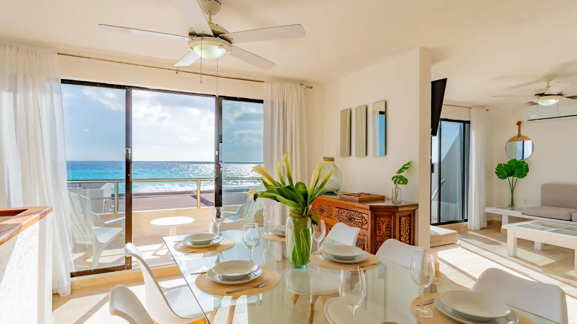 Apartamento Beachfront Villa In Cancun Hotel Zone