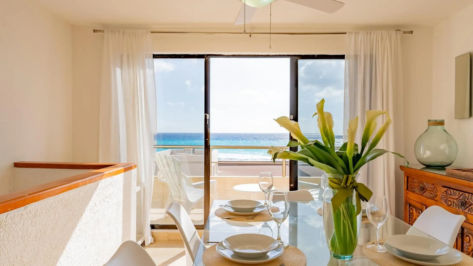 Beachfront Villa In Cancun Hotel Zone Apartamento